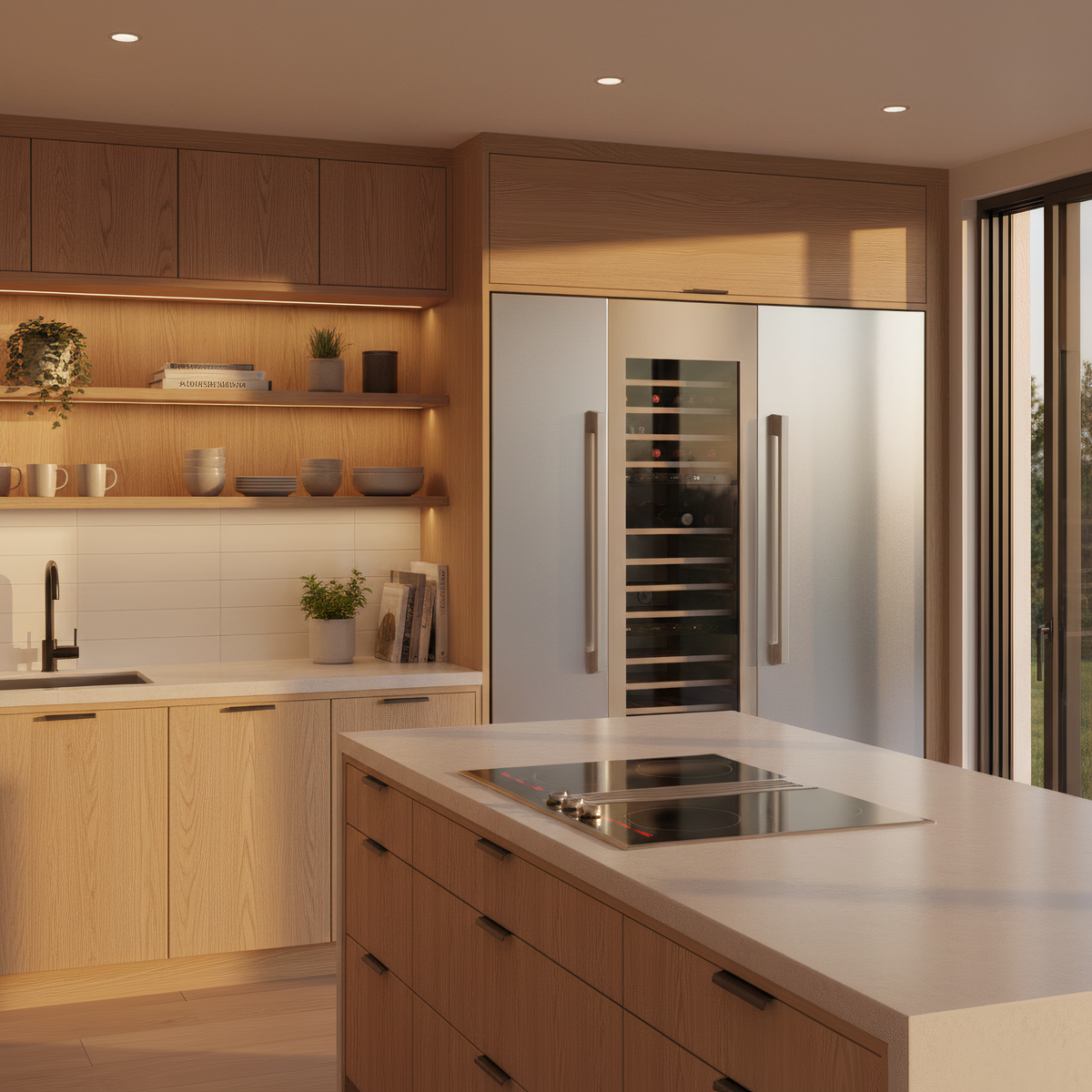 30'' Freezer Built-In Column with Ice Maker - Stainless Steel