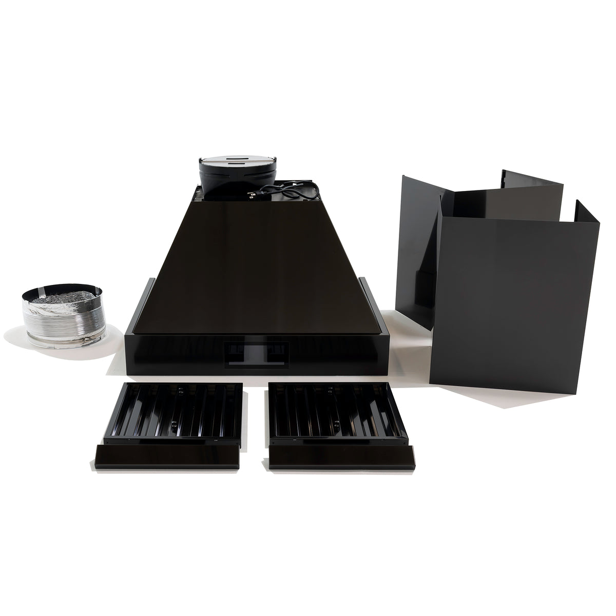 36″ Professional Range Hood – 1000 CFM – Black Stainless