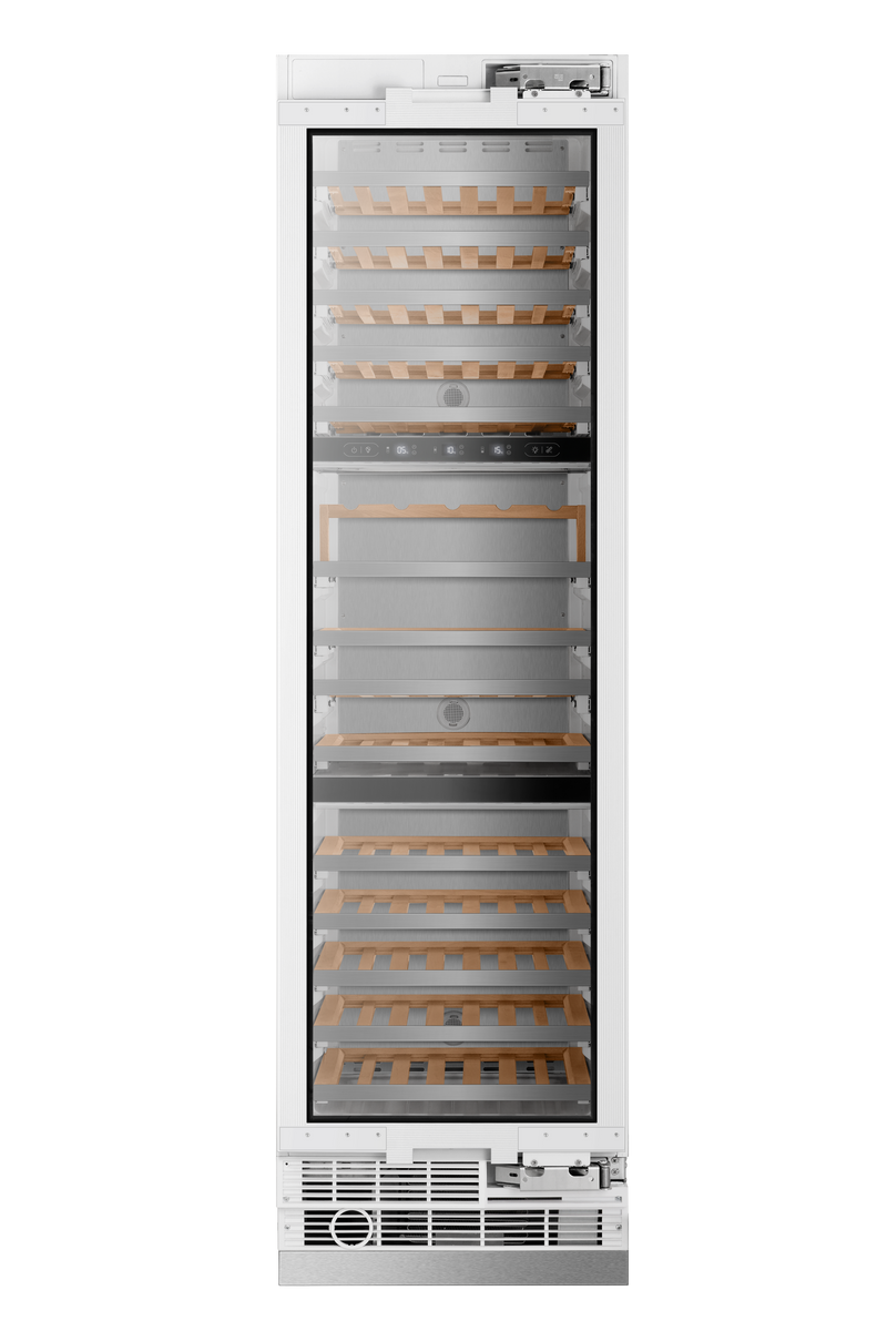 24" Three Zone Built-In Wine Refrigerator Column - Panel Ready