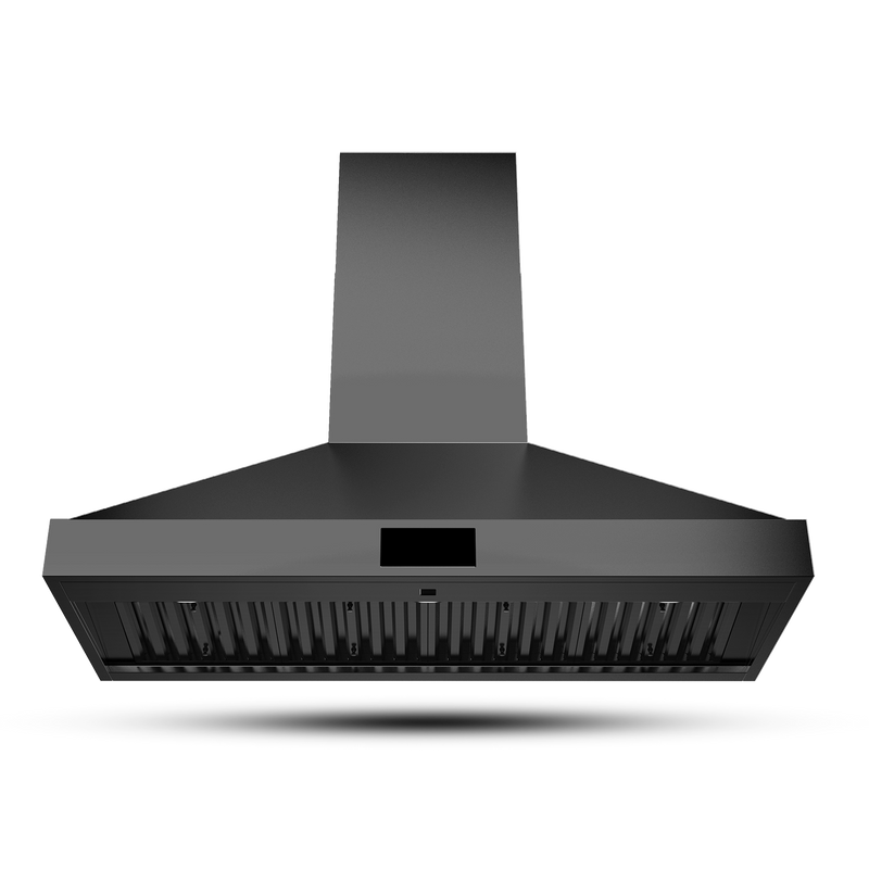 60" Professional Range Hood - 1500 CFM - Black Stainless