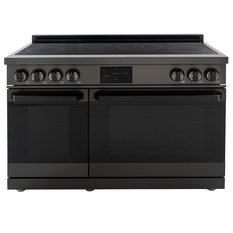48″ Luxury Series Induction Range – Black Stainless