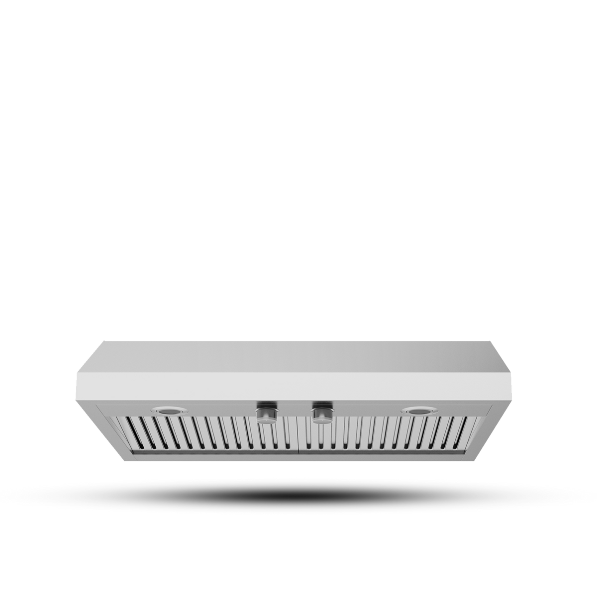 Under-cabinet range hood, compatible with the low-profile kit